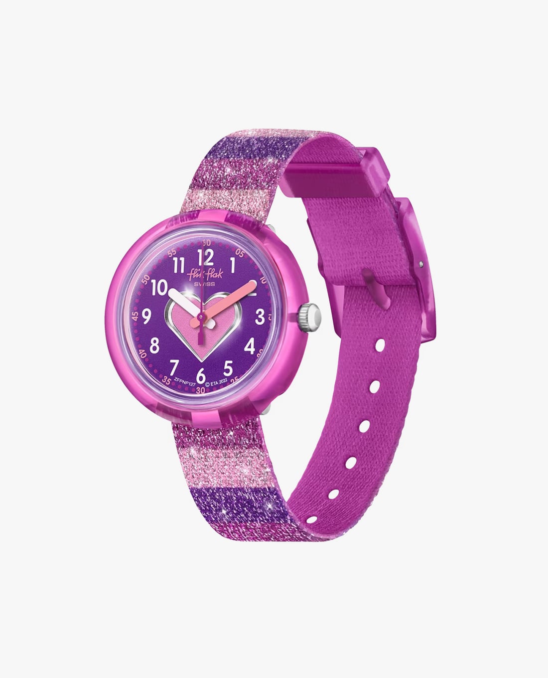 FLIK FLAK - Đồng hồ trẻ em Stripy Glitt 31.85mm