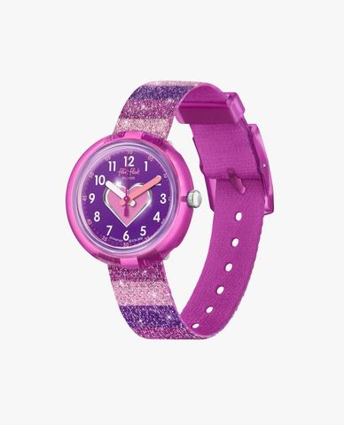  FLIK FLAK - Đồng hồ trẻ em Stripy Glitt 31.85mm 