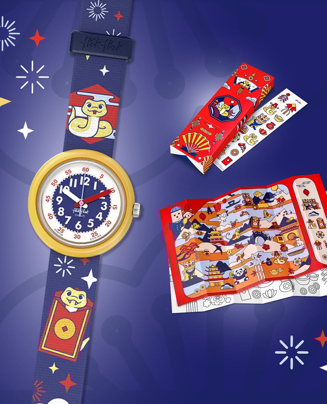 FLIK FLAK - Đồng hồ trẻ em Year Of The Snake 31.85mm