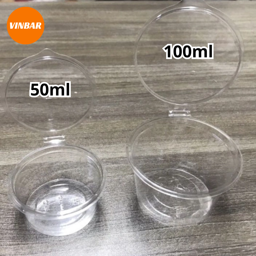 HỘP NHỰA PET NẮP LIỀN 100ML