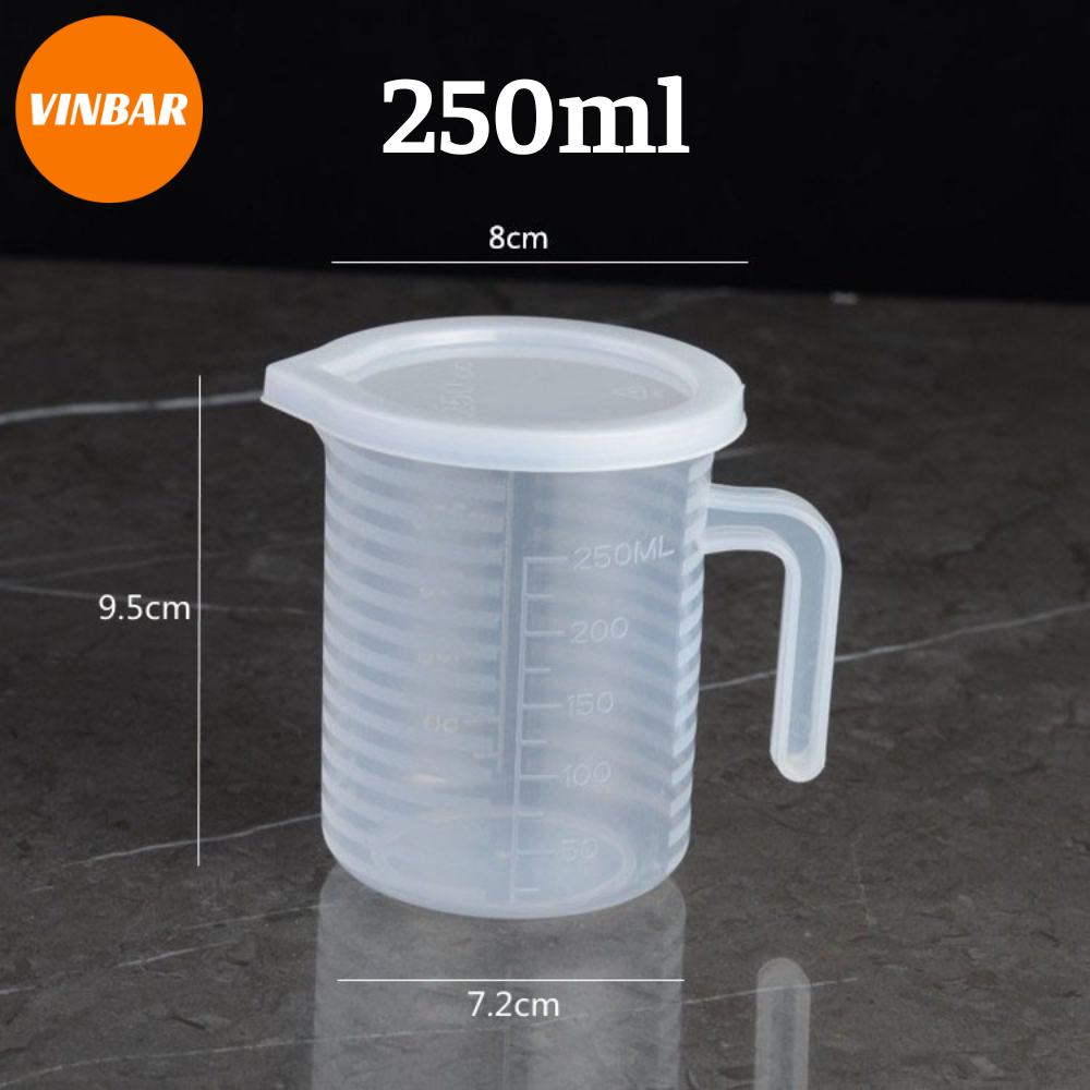 CA ĐONG NHỰA 250ML CÓ NẮP