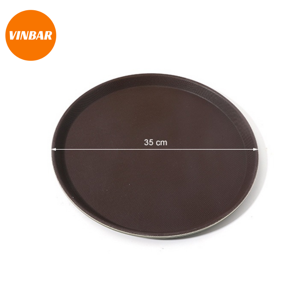KHAY PHỤC VỤ TRÒN CHỐNG TRƯỢT 35CM