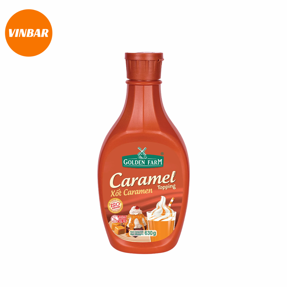 XỐT CARAMEL GOLDEN FARM 630GR