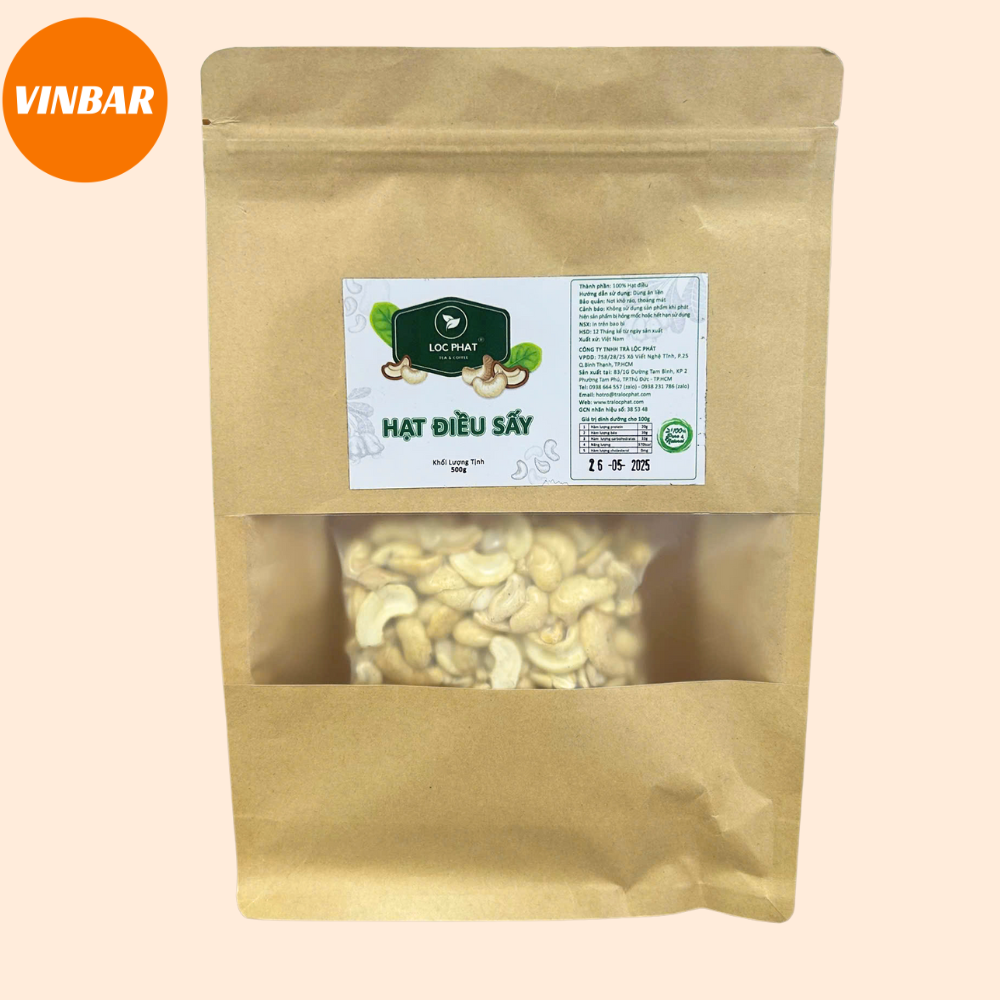 HẠT ĐIỀU SẤY LỘC PHÁT 500GR