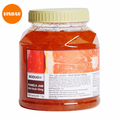 MỨT BƯỞI HỒNG BODUO 1KG (12 HỘP/THÙNG)