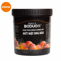 MỨT ĐÀO MẬT ONG BODUO 1KG (12 HỘP/THÙNG)