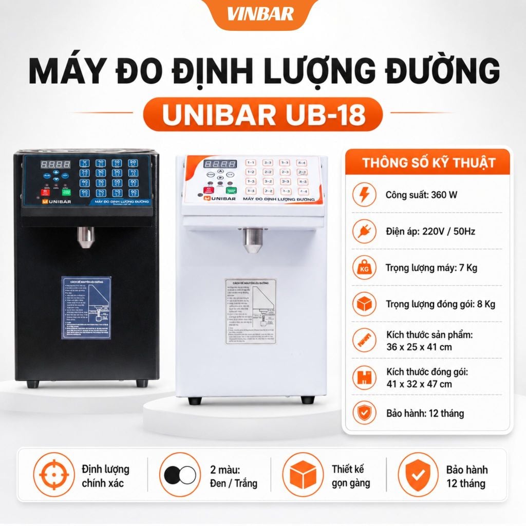 MÁY ĐO ĐỊNH LƯỢNG ĐƯỜNG UNIBAR UB-18