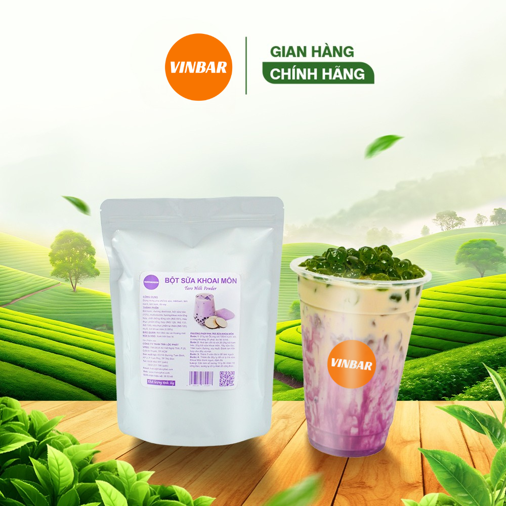 BỘT SỮA KHOAI MÔN TOPPINGREEN 1KG