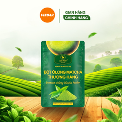 BỘT ÔLONG MATCHA THƯỢNG HẠNG LỘC PHÁT 500GR (24 GÓI/THÙNG) (MUA THÙNG GIẢM 5K/GÓI)