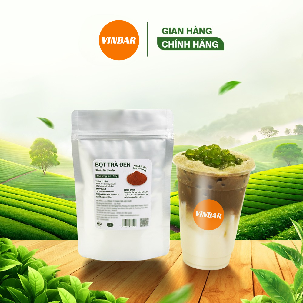 BỘT TRÀ ĐEN LỘC PHÁT 200GR