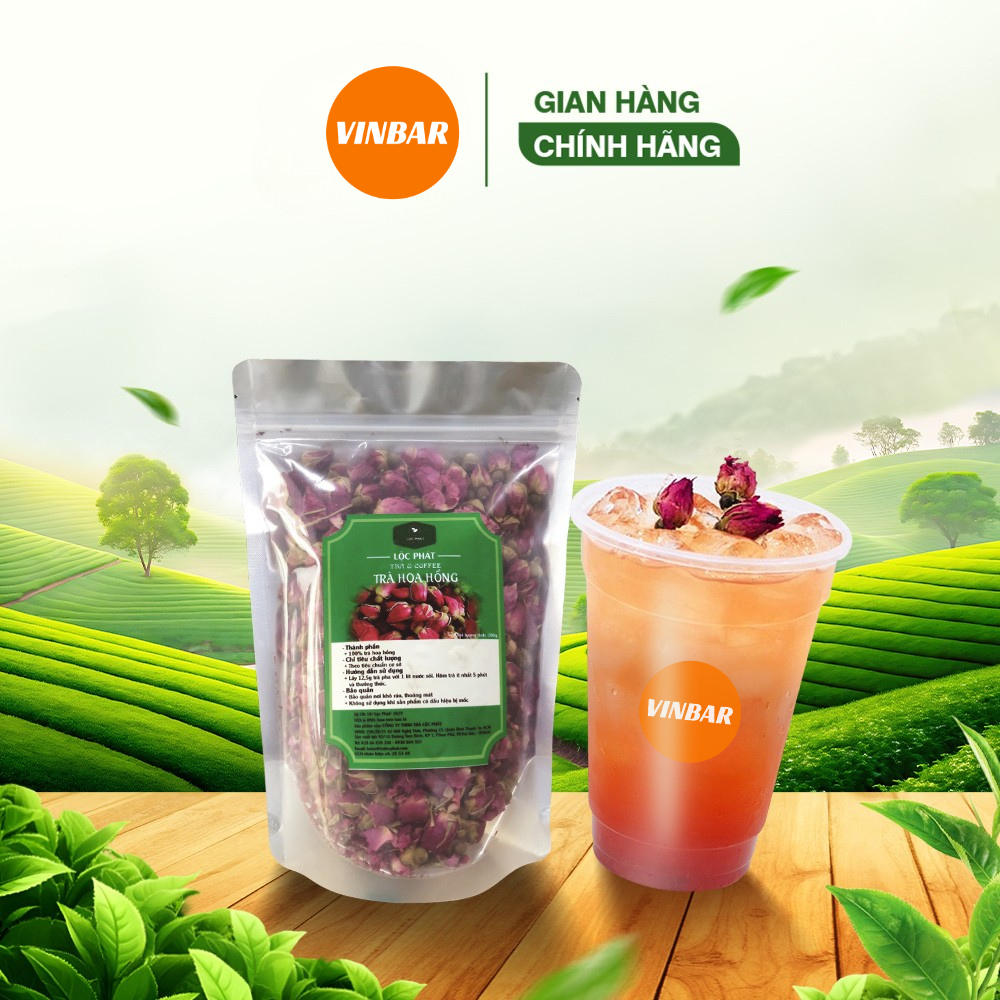 TRÀ HOA HỒNG 200GR LỘC PHÁT