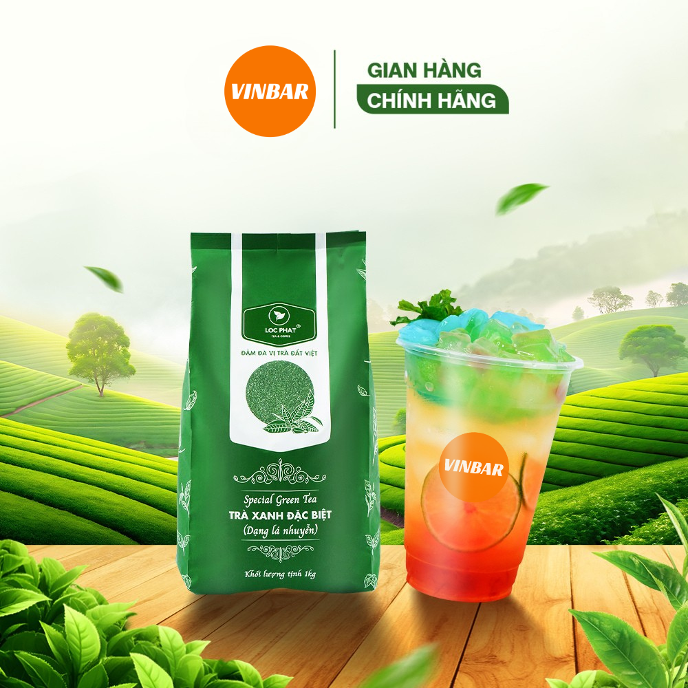TRÀ XANH ĐẶC BIỆT DẠNG LÁ NHUYỄN LỘC PHÁT 1KG