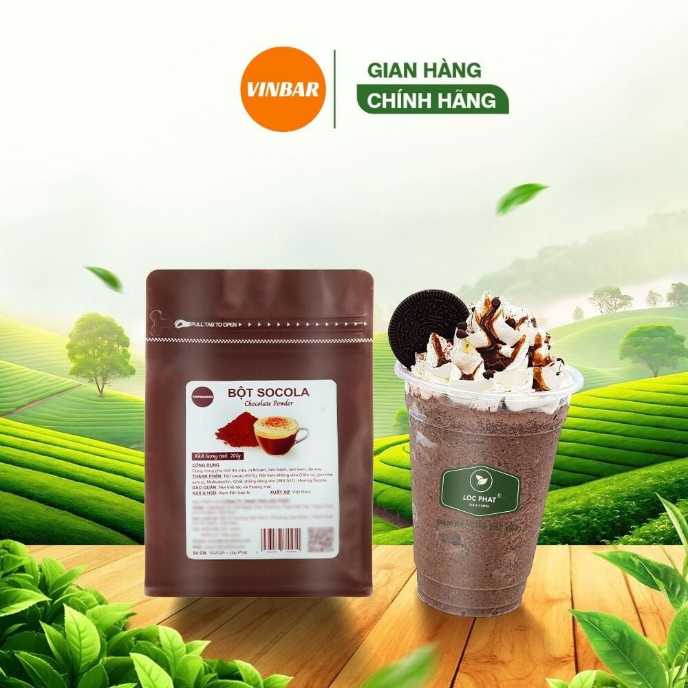 BỘT SOCOLA TOPPINGREEN 200GR