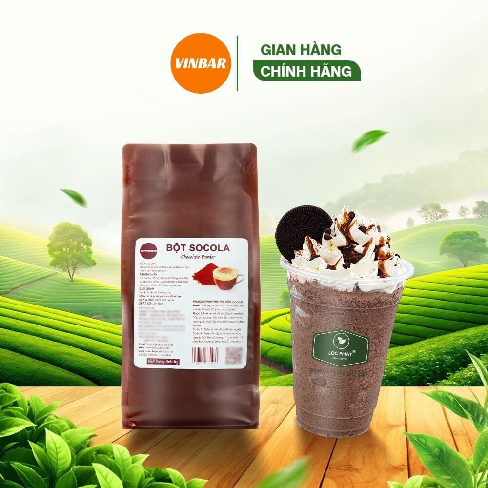 BỘT SOCOLA TOPPINGREEN 1KG