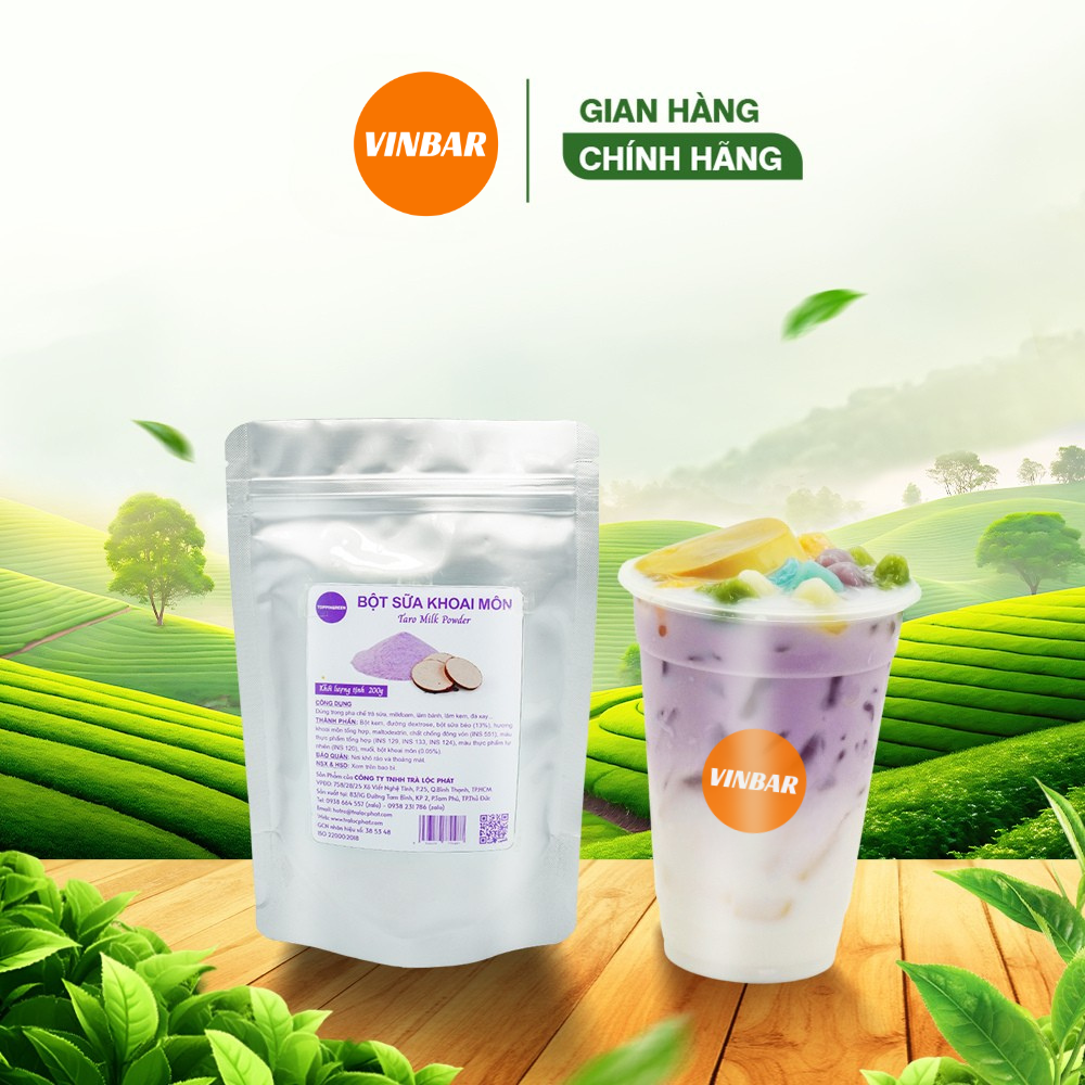 BỘT SỮA KHOAI MÔN TOPPINGREEN 200GR