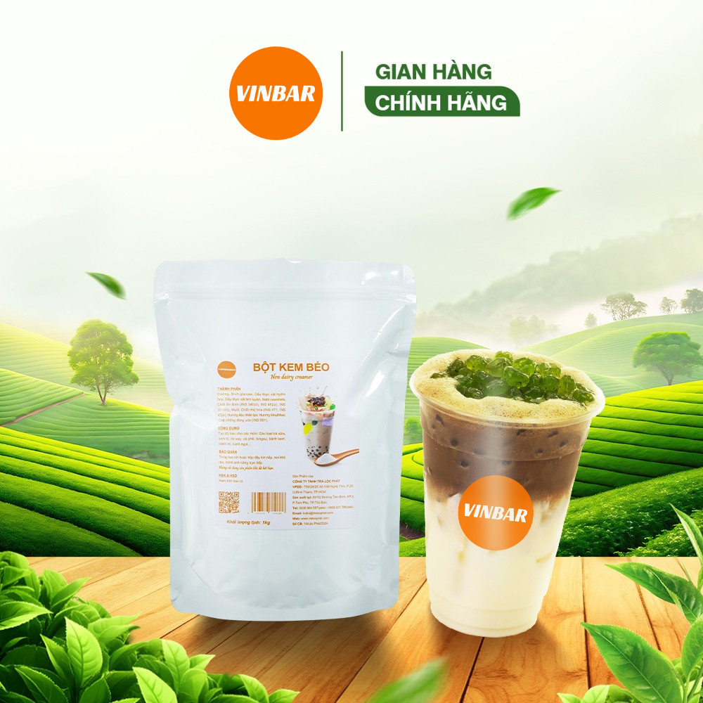 BỘT KEM BÉO TOPPINGREEN 1KG