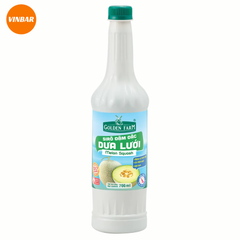 SIRO DƯA LƯỚI ĐẬM ĐẶC GOLDEN FARM 700ML (12 CHAI/THÙNG)
