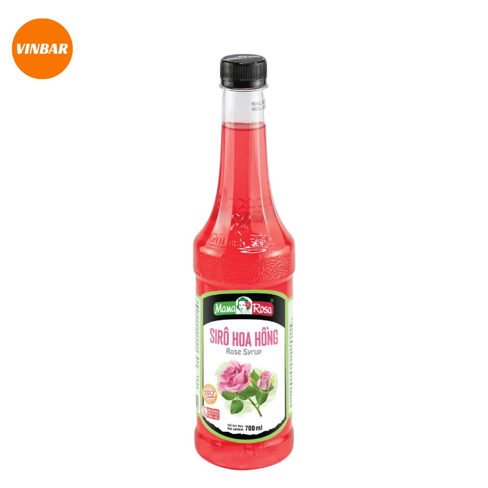 SIRO GOLDEN FARM HOA HỒNG  700ML  (12 CHAI/THÙNG) ( MUA 12 CHAI GIẢM 2K/CHAI)