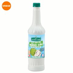 SIRO MÃNG CẦU ĐẬM ĐẶC GOLDEN FARM 700ML (12 CHAI/THÙNG)