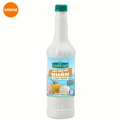 SIRO NHÃN ĐẬM ĐẶC GOLDEN FARM 700ML (12 CHAI/THÙNG)