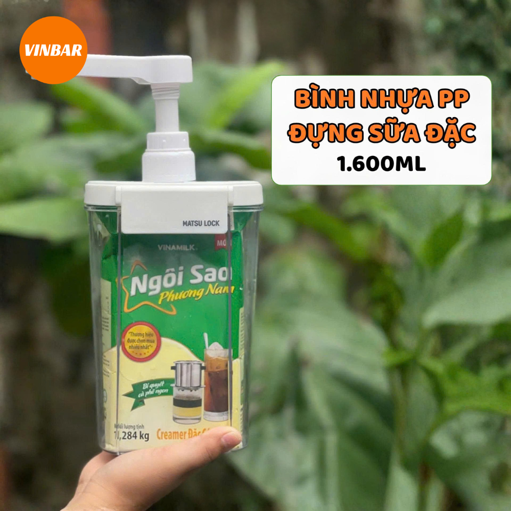 BÌNH ĐỰNG SỮA ĐẶC 1.600ML