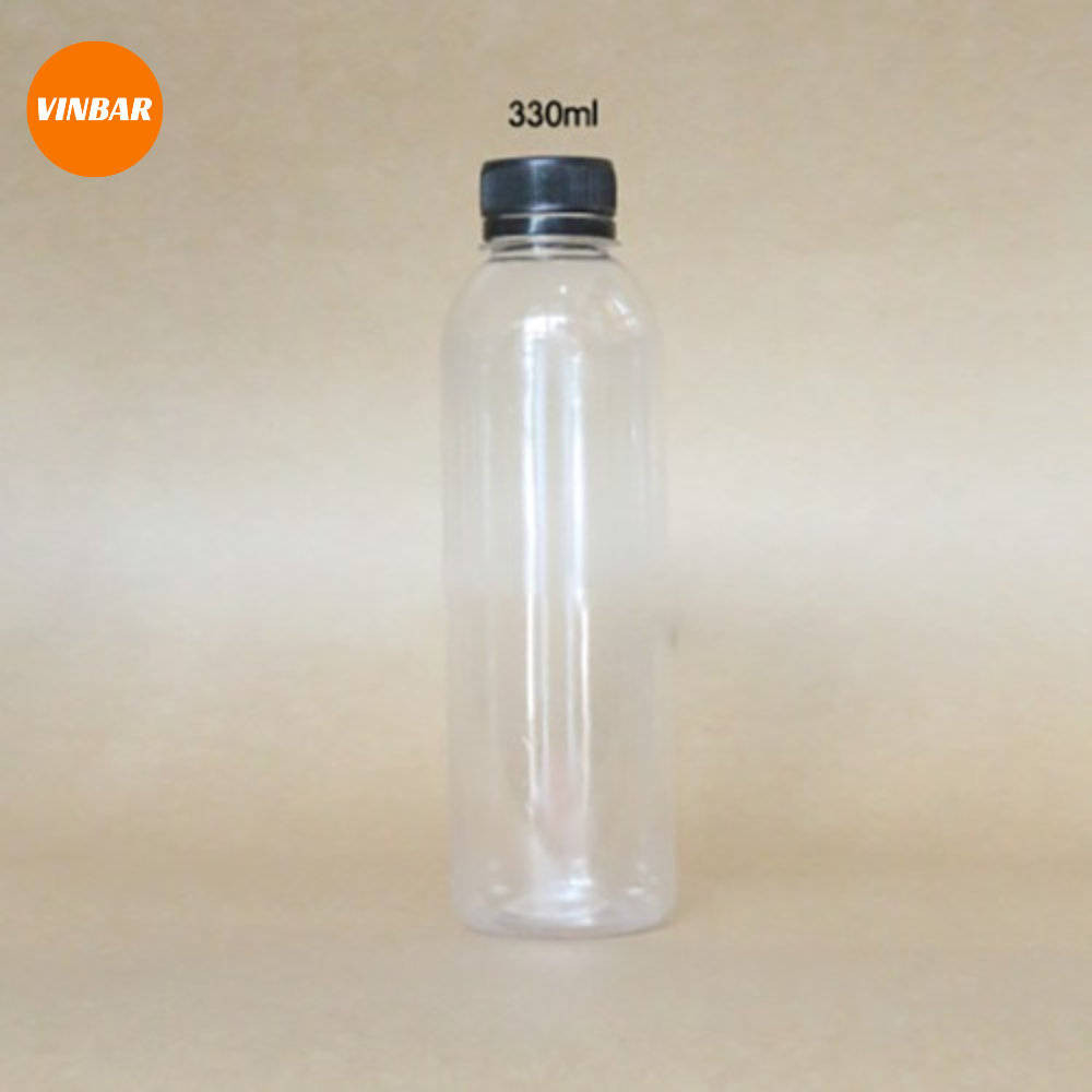 CHAI NHỰA TRÒN MIỆNG NHỎ 330ML  (200 CHAI/1 CÂY) BÁN TỪ 10 CHAI