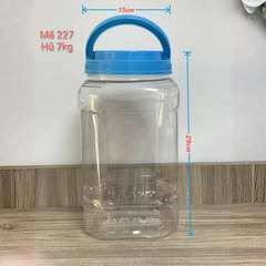 HŨ NHỰA 7KG ĐỰNG BỘT/ TRÀ
