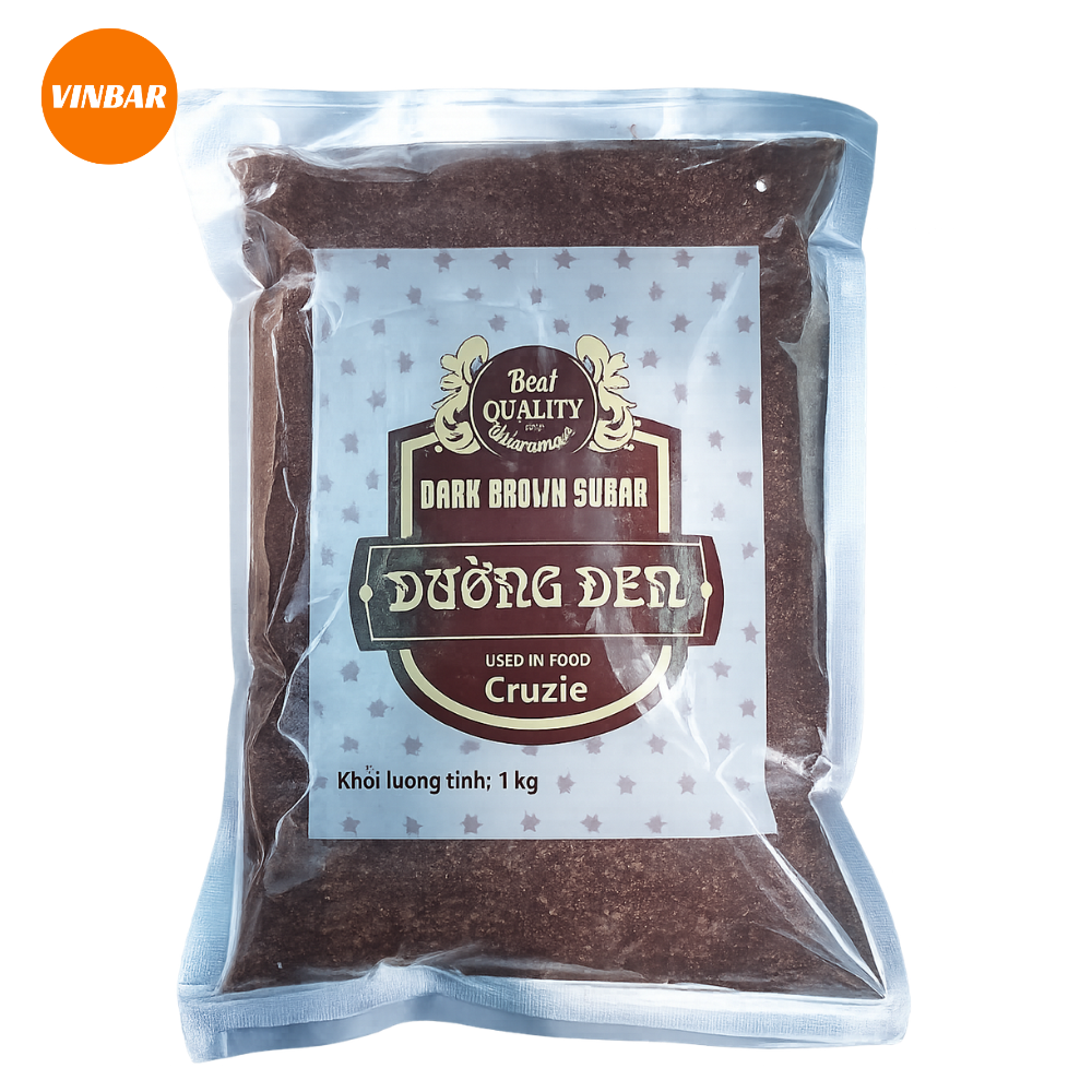 ĐƯỜNG ĐEN TUẤN CƯỜNG 1KG (12 GÓI/THÙNG )