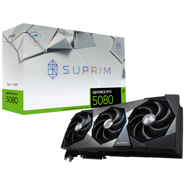 (NEW) MSI GeForce RTX 5080 16G SUPRIM SOC GDDR7