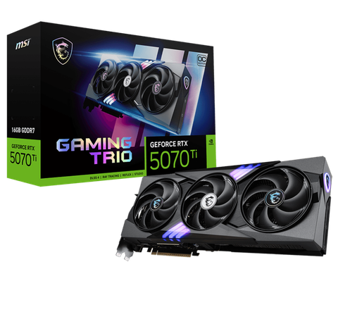 (NEW) MSI RTX 5070Ti 16G GAMING TRIO OC GDDR7