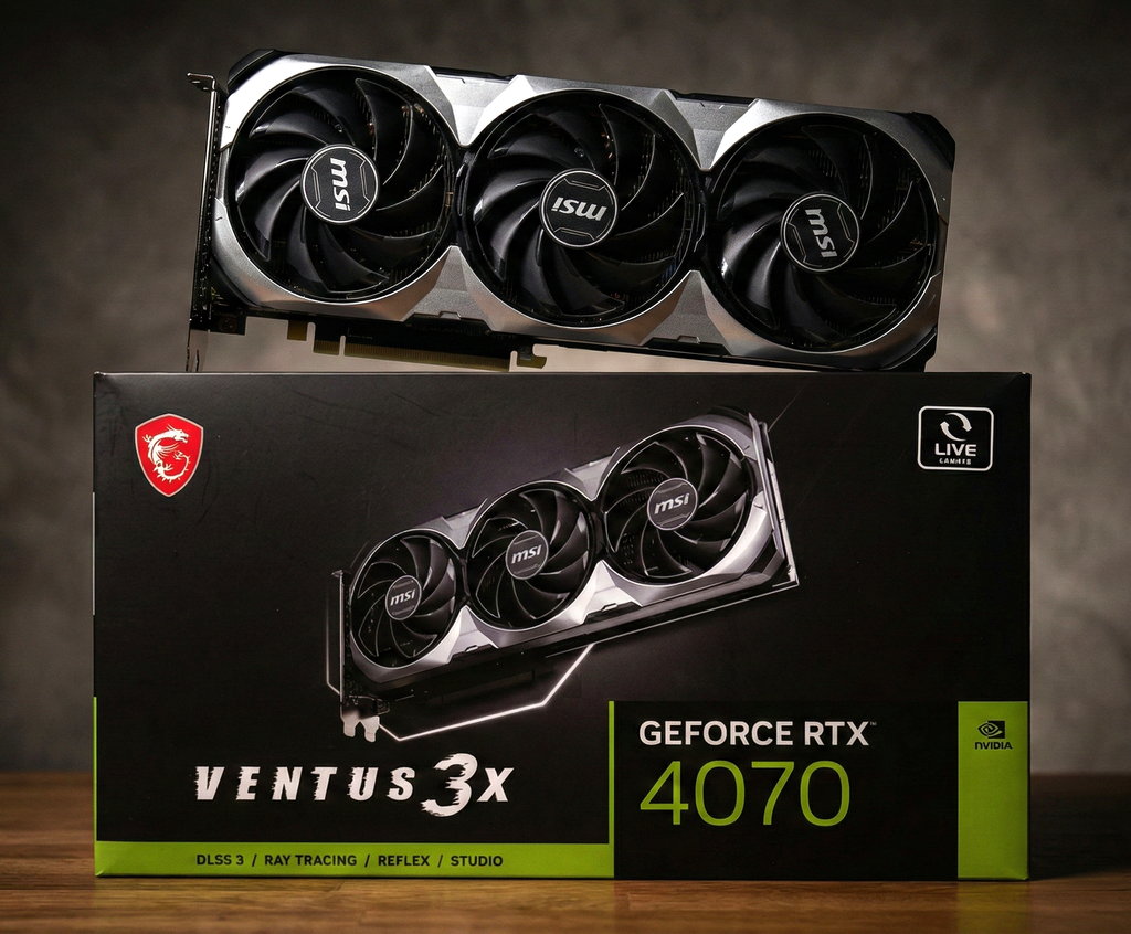(2ND) VGA MSI GeForce RTX 4070 12G VENTUS 3X OC