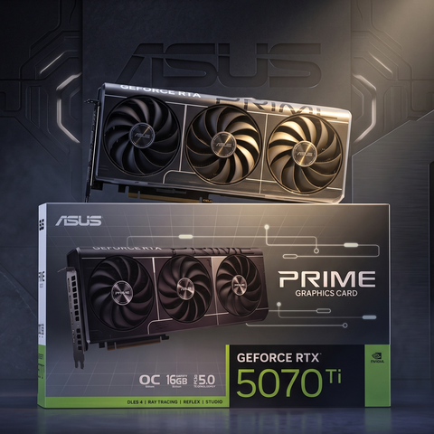 (NEW) VGA ASUS PRIME RTX 5070Ti 16G OC EDITION GDDR7