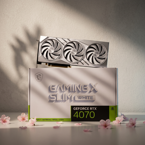 (12-2026) VGA RTX 4070 12G MSI GAMING X SLIM WHITE