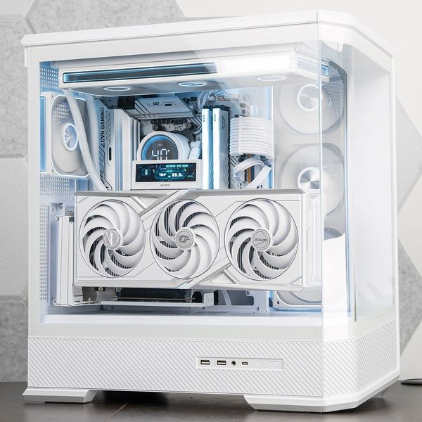CASE JONSBO D400 ATX WHITE (CHƯA KÈM FAN)