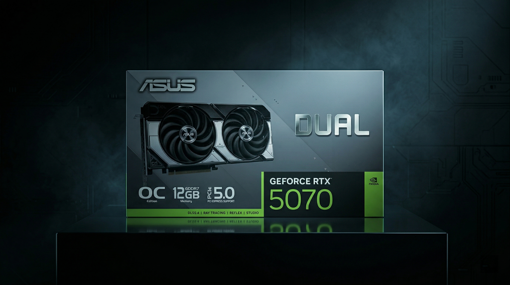 (11-2028) VGA RTX 5070 12G ASUS DUAL OC GDDR7