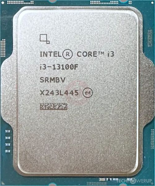 CPU Intel Core i3 13100F 4.5GHz, 4 Cores 8 Threads TRAY NEW