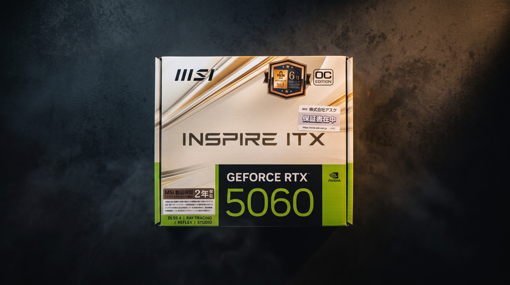 (2ND) VGA RTX 5060 8G MSI INSPIRE ITX OC GDDR7