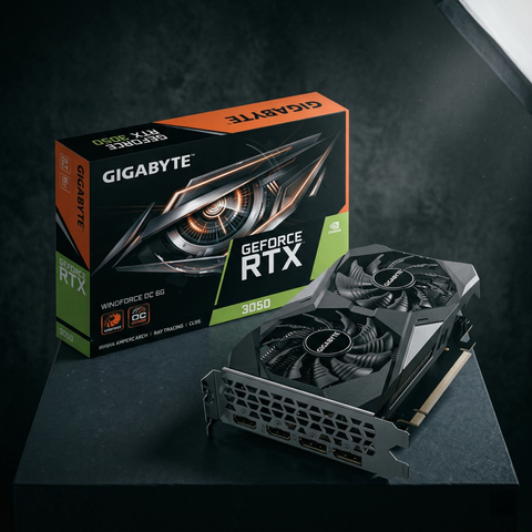 (NEW) VGA RTX 3050 6GB GIGABYTE WINDFORCE OC V2