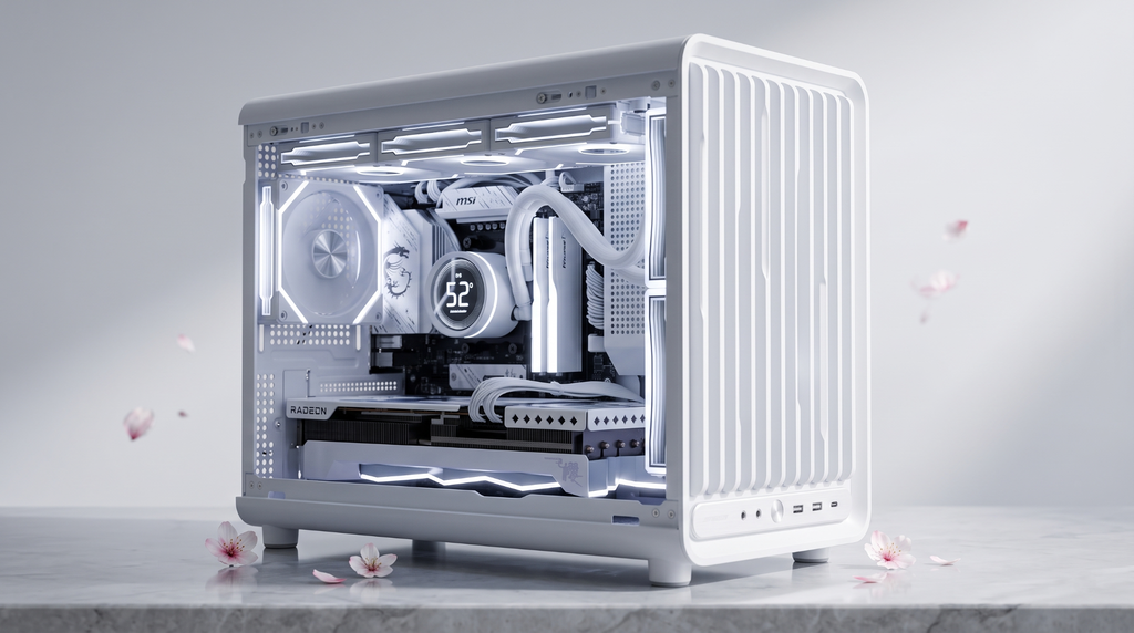 CASE JONSBO D33 WHITE (CHƯA KÈM FAN)