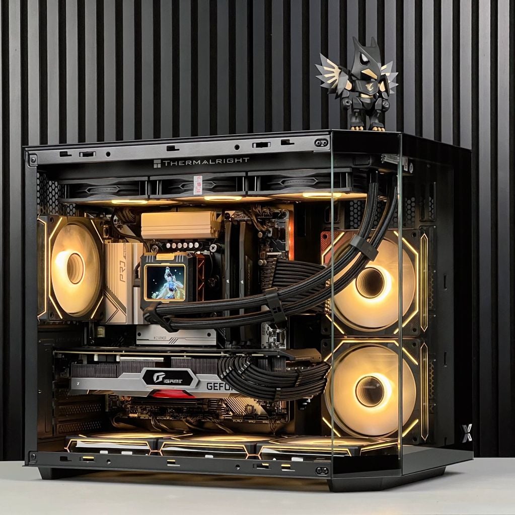 CASE XIGMATEK CUBI M (CHƯA KÈM FAN) KÍNH VUÔNG