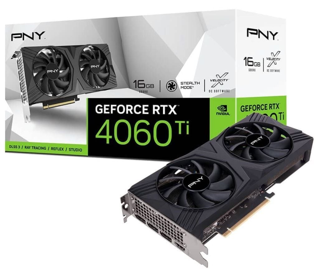 (NEW) VGA RTX 4060Ti 16GB PNY VERTO DUAL FAN