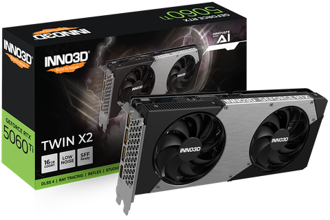 (NEW) INNO3D GeForce RTX 5060Ti 16G TWIN X2 GDDR7