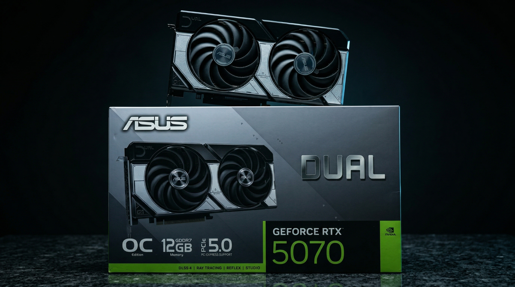 (11-2028) VGA RTX 5070 12G ASUS DUAL OC GDDR7