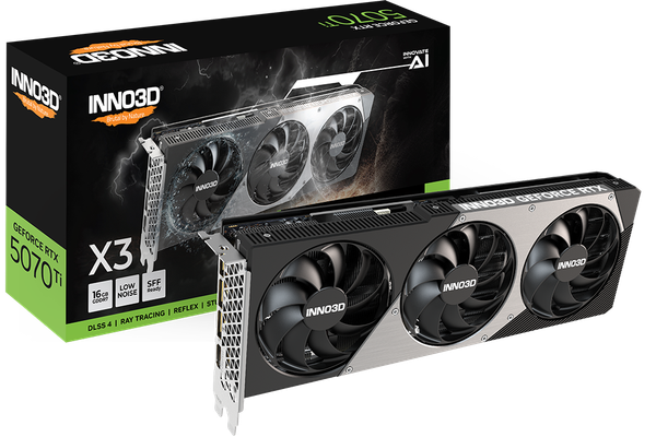 (NEW) INNO3D GeForce RTX 5070Ti 16GB X3 GDDR7