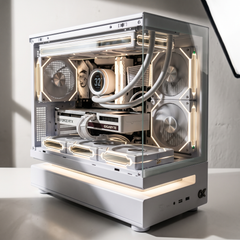 CASE XIGMATEK WIND M ARCTIC WHITE (CHƯA KÈM FAN)