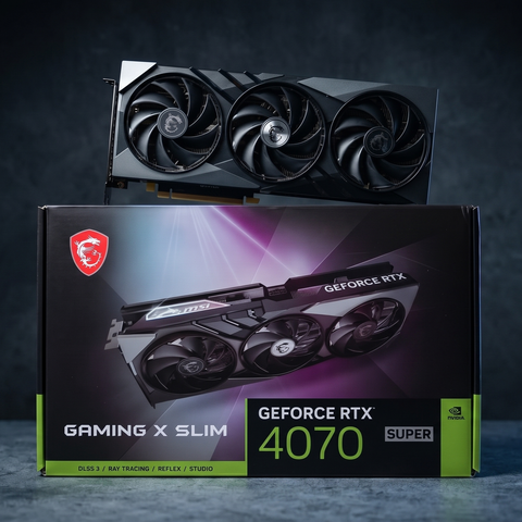 (08-2027) VGA RTX 4070 SUPER 12G MSI GAMING X SLIM