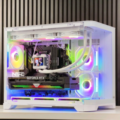 CASE MIK FOCALORS M WHITE - KÍNH CONG (CHƯA KÈM FAN)