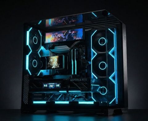 CASE LIAN O11 VISION COMPACT - BLACK (CHƯA KÈM FAN)