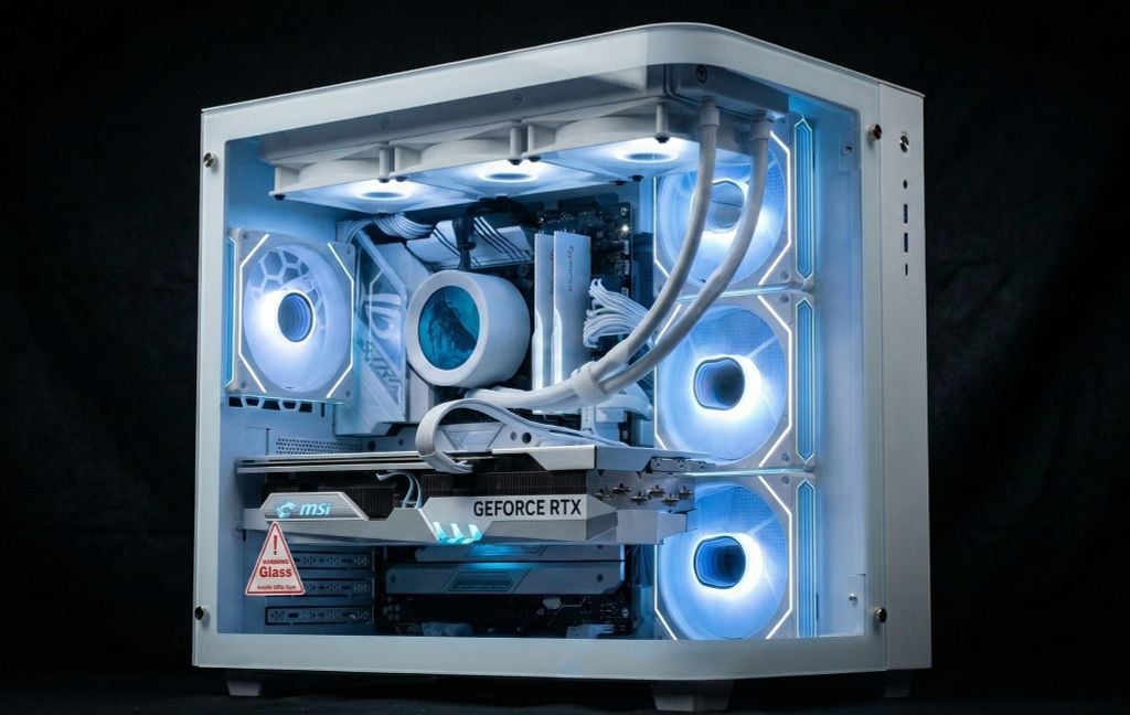CASE JONSBO TK-3 ATX (CHƯA KÈM FAN) WHITE