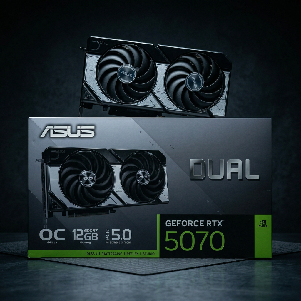 (11-2028) VGA RTX 5070 12G ASUS DUAL OC GDDR7